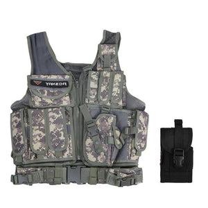 Tactical Vest Outdoor Military Body Armor Wear Hunting Vest Army Swat Molle Vest Camouflage/Army Green