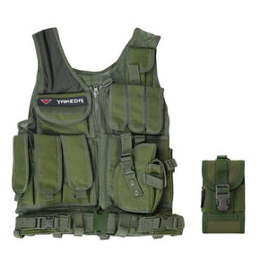 Tactical Vest Outdoor Military Body Armor Wear Hunting Vest Army Swat Molle Vest Camouflage/Army Green