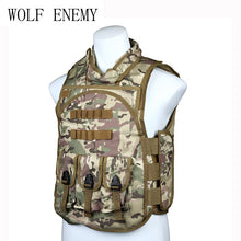 Load image into Gallery viewer, SWAT Airsoft Tactical Combat Assault Vest BK/DE/multicam