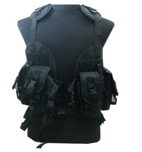 Tactical Vest Waistcoat Combat Swat Water Bag Shooting Assault Vest Military Enthusiast CS Survival Protection Vest