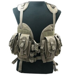 Tactical Vest Waistcoat Combat Swat Water Bag Shooting Assault Vest Military Enthusiast CS Survival Protection Vest