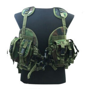 Tactical Vest Waistcoat Combat Swat Water Bag Shooting Assault Vest Military Enthusiast CS Survival Protection Vest