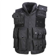 Load image into Gallery viewer, Bulletproof Man tactical vest, vest black Tactical vest swat cs protective equipment