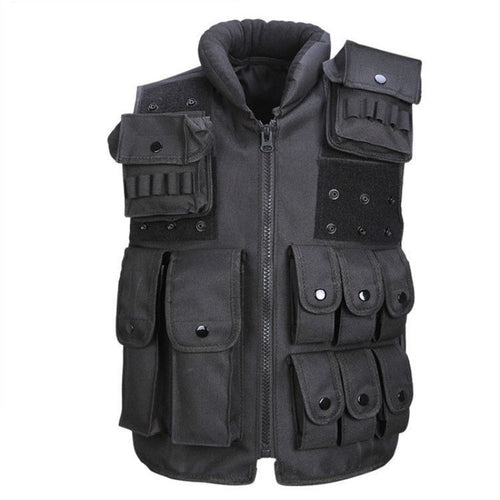 Bulletproof Man tactical vest, vest black Tactical vest swat cs protective equipment