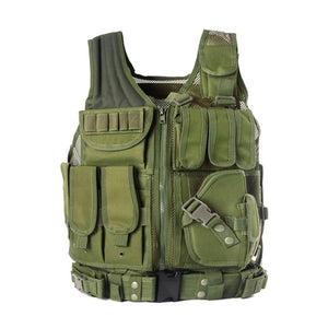 Men's Military Tactical Vest Army Hunting Molle Airsoft Vest Outdoor Body Armor Swat Combat