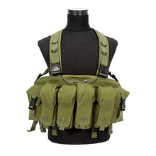 Load image into Gallery viewer, Camouflage Tactical Vest Airsoft Ammo Chest Rig