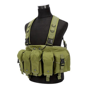 Camouflage Tactical Vest Airsoft Ammo Chest Rig