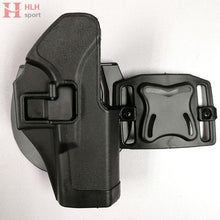 Load image into Gallery viewer, Tactical Airsoft Pistol Holster Glock 17 19 with Molle Belt Magazine Pouch 9mm To .45 Waist Pouch