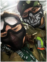 Load image into Gallery viewer, Airsoft Half Face Mask Steel Mesh and Goggles Set