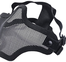 Load image into Gallery viewer, Airsoft Half Face Mask Steel Mesh and Goggles Set