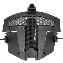Load image into Gallery viewer, Tactical Wire Steel Full Face Mask Mesh Iron Samurai Mask Helmet Fencing