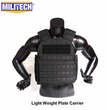 Load image into Gallery viewer, MILITECH Light Weight Plate Carrier Multi Purpose Camo Military Combat Assault Tactical Vest Police Body Armor Plate Carrier