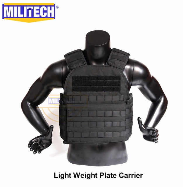 MILITECH Light Weight Plate Carrier Multi Purpose Camo Military Combat Assault Tactical Vest Police Body Armor Plate Carrier