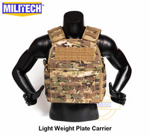 Load image into Gallery viewer, MILITECH Light Weight Plate Carrier Multi Purpose Camo Military Combat Assault Tactical Vest Police Body Armor Plate Carrier