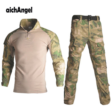 Army Military Uniform Tactical G3 BDU Camouflage Combat Set Airsoft War Game Shirts Pants Military