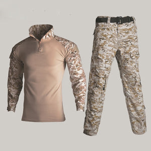 Army Military Uniform Tactical G3 BDU Camouflage Combat Set Airsoft War Game Shirts Pants Military