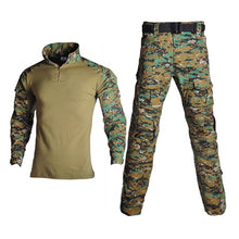 Load image into Gallery viewer, Man Tactical Camouflage Military Uniform Clothing Suit Men Army Clothes Sets Airsoft Combat Military