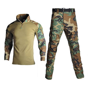 Man Tactical Camouflage Military Uniform Clothing Suit Men Army Clothes Sets Airsoft Combat Military