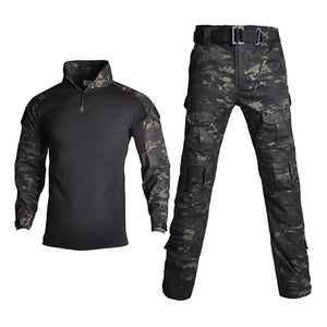 Man Tactical Camouflage Military Uniform Clothing Suit Men Army Clothes Sets Airsoft Combat Military