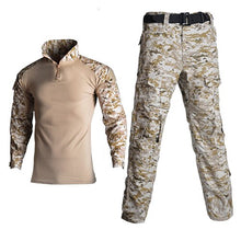 Load image into Gallery viewer, Man Tactical Camouflage Military Uniform Clothing Suit Men Army Clothes Sets Airsoft Combat Military