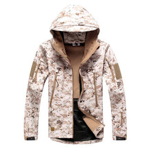 Load image into Gallery viewer, Lurker Shark Skin Softshell Military Tactical Jacket Men Waterproof Coat Camouflage Hooded Jacket Army Camo Windbreakers