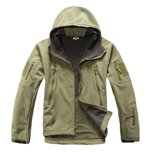 Lurker Shark Skin Softshell Military Tactical Jacket Men Waterproof Coat Camouflage Hooded Jacket Army Camo Windbreakers