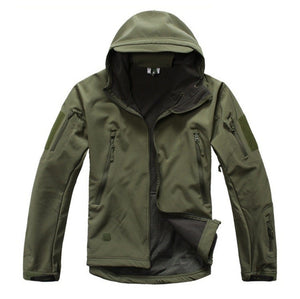 Lurker Shark Skin Softshell Military Tactical Jacket Men Waterproof Coat Camouflage Hooded Jacket Army Camo Windbreakers