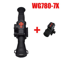 Load image into Gallery viewer, WG780 Night Vision Riflescope Video Recorder with Wifi APP Video 4x Electronic Magnification NV Optical 21mm Rail