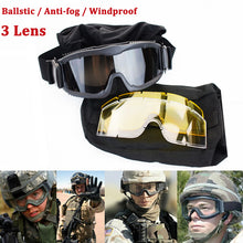 Load image into Gallery viewer, New Style Windproof Cycling Eyewear Anti-fog Tactical Safety Goggles